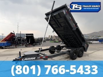 7x14 Lamar DG Dump Trailer - 14K GVWR -