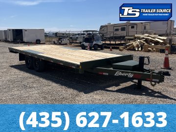 8.5x20 Liberty LOA Deckover Equipment Trailer - 15.4K GVWR -