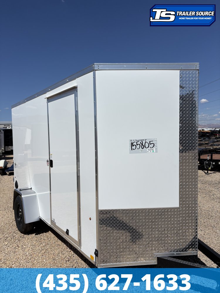 6x12 Look ST DLX Enclosed Cargo Trailer - 6'6" Interior - 3.5K GVWR - .080 PolyCor, Barn Doors