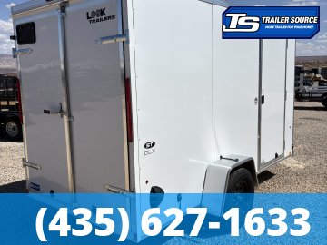 6x12 Look ST DLX Enclosed Cargo Trailer - 6'6" Interior - 3.5K GVWR - .080 PolyCor, Barn Doors