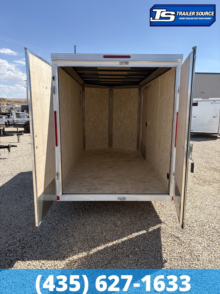 6x12 Look ST DLX Enclosed Cargo Trailer - 6'6" Interior - 3.5K GVWR - .080 PolyCor, Barn Doors