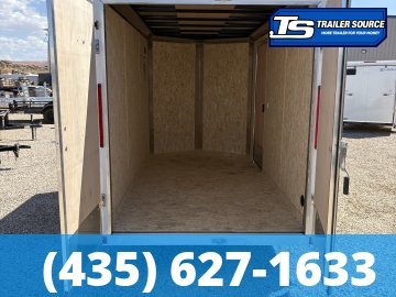 6x12 Look ST DLX Enclosed Cargo Trailer - 6'6" Interior - 3.5K GVWR - .080 PolyCor, Barn Doors