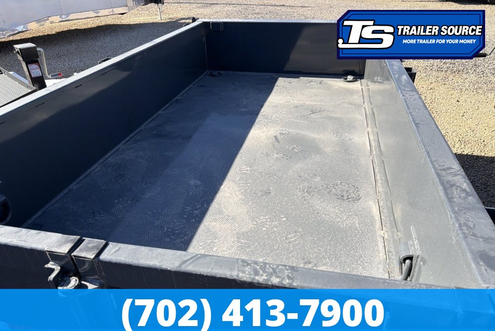 5x10 Lamar DS Dump Trailer - 18" Sides - 10K GVWR - Spreader Gate