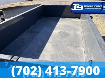 5x10 Lamar DS Dump Trailer - 18" Sides - 10K GVWR - Spreader Gate