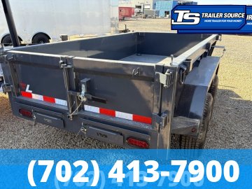 5x10 Lamar DS Dump Trailer - 18" Sides - 10K GVWR - Spreader Gate
