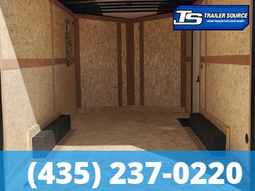 8.5x16 American Hauler Night Hawk Enclosed Cargo Trailer - 7'6" Interior - 10K GVWR - .080 PolyCor, Black Out Package, Dovetail