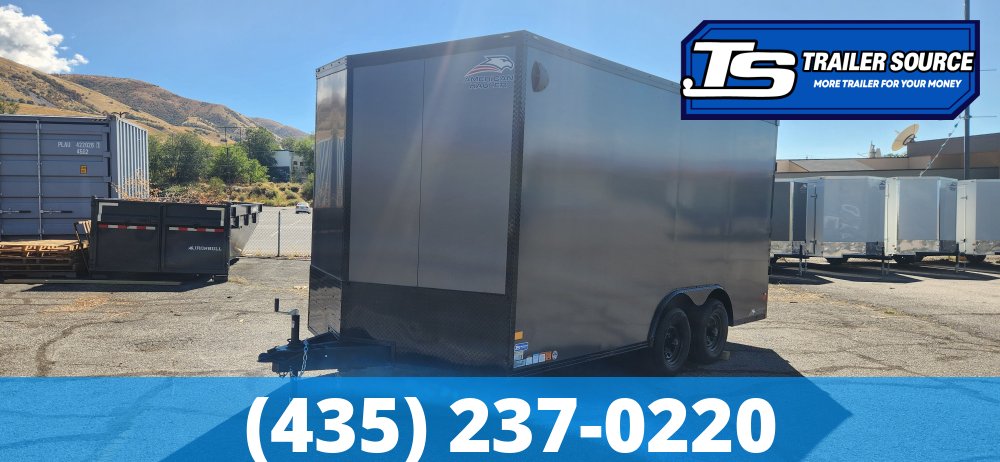 8.5x16 American Hauler Night Hawk Enclosed Cargo