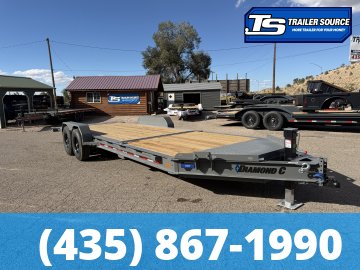 7x22 Diamond C HDT 207 Tilt Trailer - 15.5K GVWR -