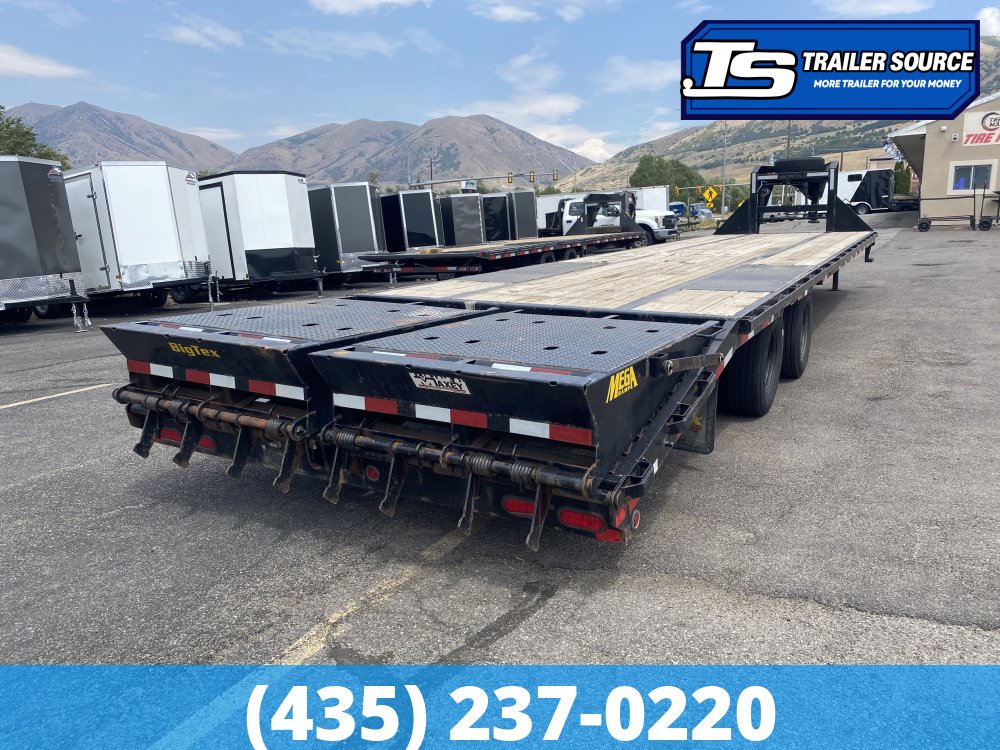 8.5x35 Big Tex Gooseneck Equipment Trailer - 23.9K GVWR -
