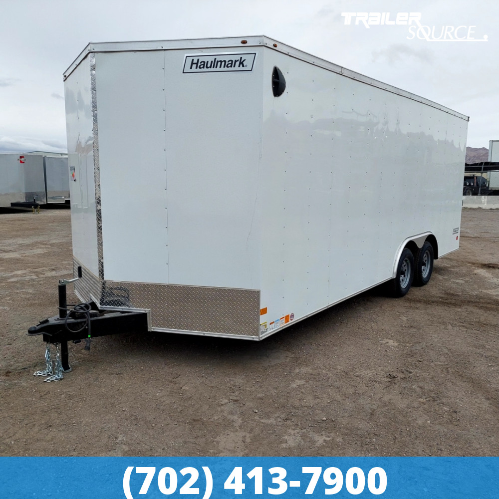 2023 Haulmark Passport 8 5x20 Enclosed Cargo Trailer 7k Barlock On Door