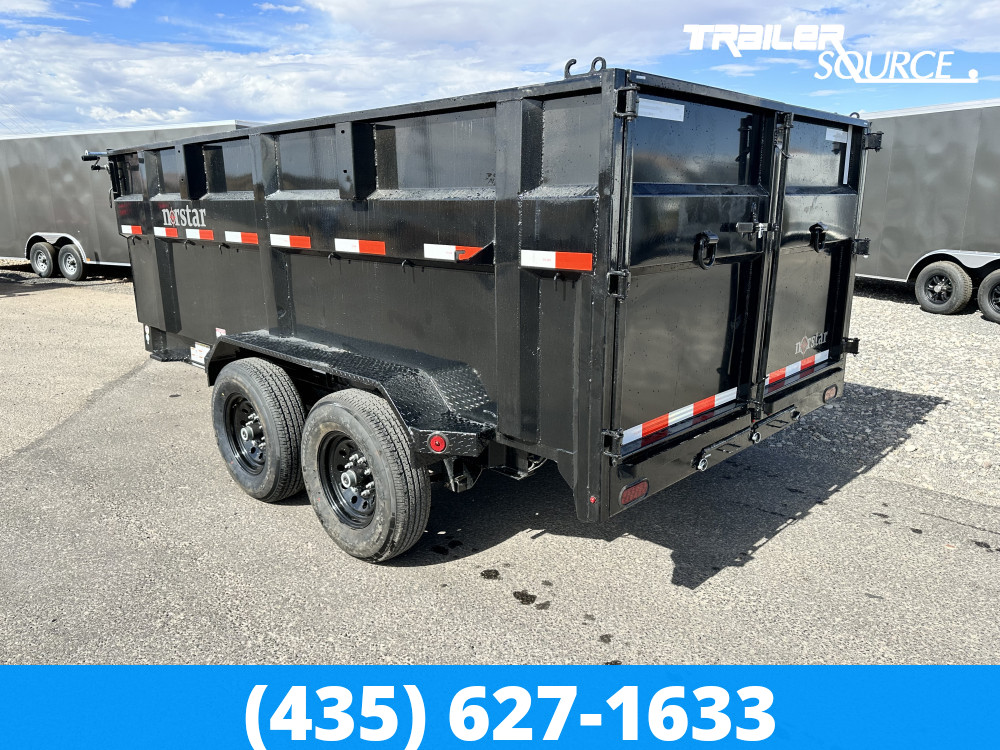 7x14 Norstar Iron Bull DXB 48" Sides 14K Dump Trailer