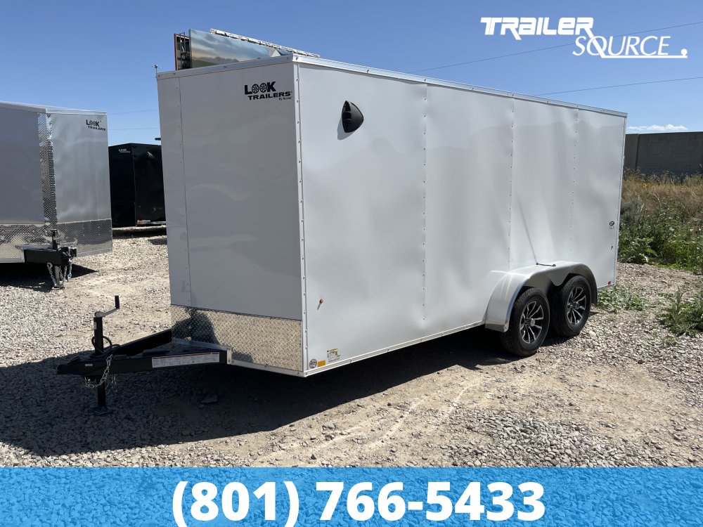 7x16 Look ST DLX 6'6" Interior 7K Tandem Axle Enclosed Cargo