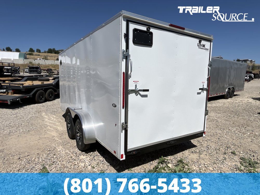 7x16 Look ST DLX 6'6" Interior 7K Tandem Axle Enclosed Cargo