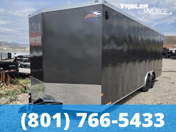 8.5x24 American Hauler Night Hawk 7'6" 10K Tandem Axle Enclosed Cargo