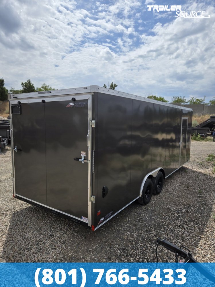 8.5x24 American Hauler Night Hawk 7'6" 10K Tandem Axle Enclosed Cargo