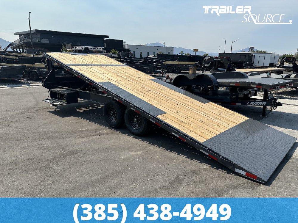 8.5x24 Lamar FA 15K Gooseneck Deckover Tilt
