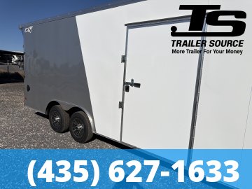 8.5x20 Wells Cargo Rev Enclosed Car Hauler Trailer - 7'6" Interior - 10K GVWR 2 Tone Color, Rear Spoiler w/ Load Lights
