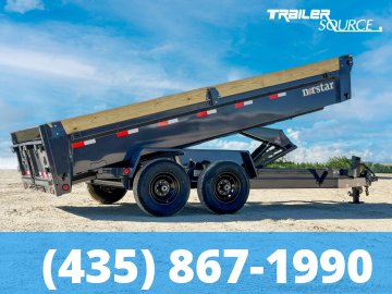 7x16 Norstar Iron Bull DCB 20" Sides 14K Dump Trailer