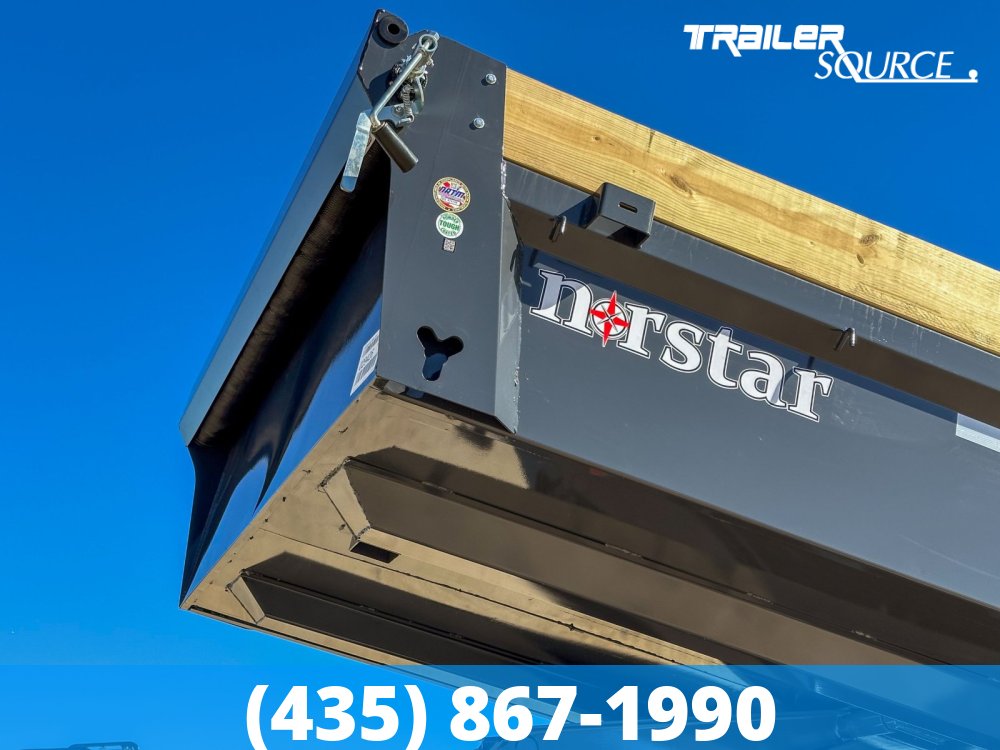 7x16 Norstar Iron Bull DCB 20" Sides 14K Dump Trailer