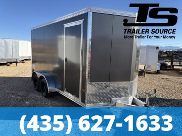 7x14 Alcom Aluminum EZ Hauler XLT Trailer - 7'0" Interior - 7K GVWR -