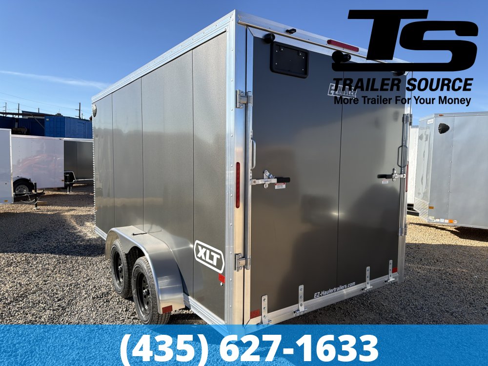 7x14 Alcom Aluminum EZ Hauler XLT Trailer - 7'0" Interior - 7K GVWR -