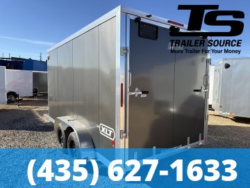 7x14 Alcom Aluminum EZ Hauler XLT Trailer - 7'0" Interior - 7K GVWR -