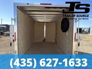 7x14 Alcom Aluminum EZ Hauler XLT Trailer - 7'0" Interior - 7K GVWR -