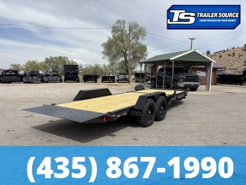 7x22 Liberty LT Tilt Trailer - 15.4K GVWR - 2 Tone Color