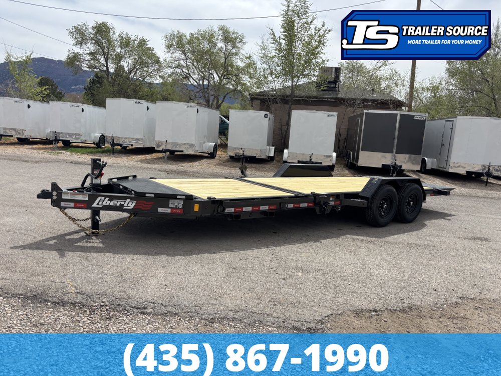 7x22 Liberty LT Tilt Trailer - 15.4K GVWR - 2 Tone Color