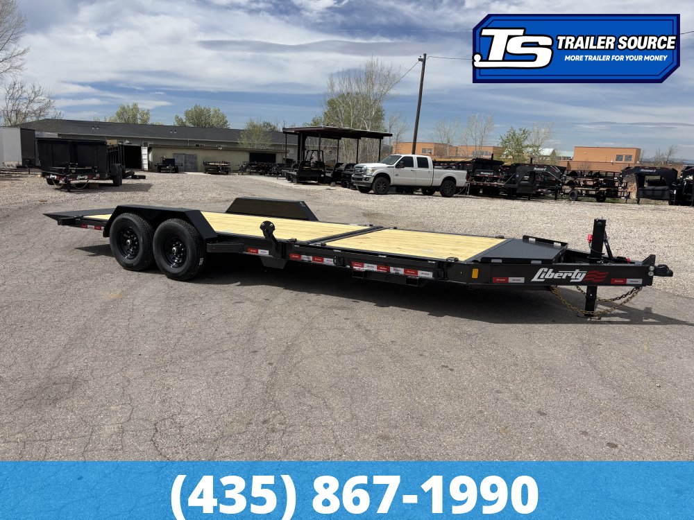 7x22 Liberty LT Tilt Trailer - 15.4K GVWR - 2 Tone Color