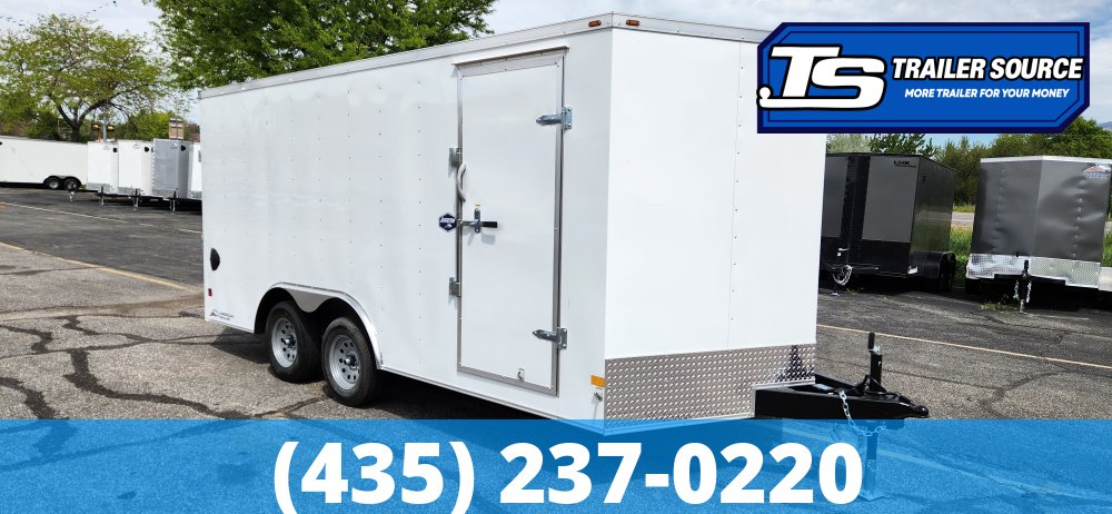 8.5x16 American Hauler Arrow Enclosed Cargo Trailer - 6'6" Interior - 7K GVWR - Ramp Door