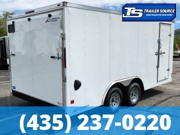 8.5x16 American Hauler Arrow Enclosed Cargo Trailer - 6'6" Interior - 7K GVWR - Ramp Door
