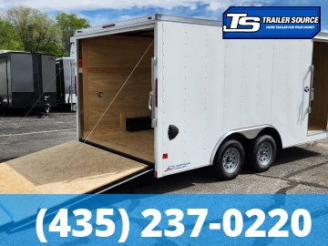 8.5x16 American Hauler Arrow Enclosed Cargo Trailer - 6'6" Interior - 7K GVWR - Ramp Door