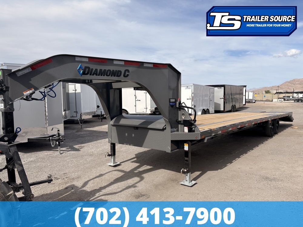 8.5x35 Diamond C FMAX 207 Gooseneck Equipment Maxx Ramps