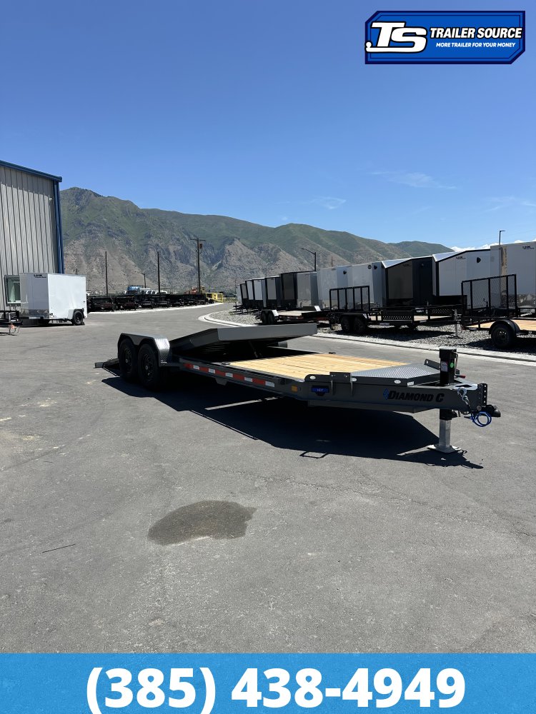 7x22 Diamond C HDT 207 Tilt Trailer - 15.5K GVWR -