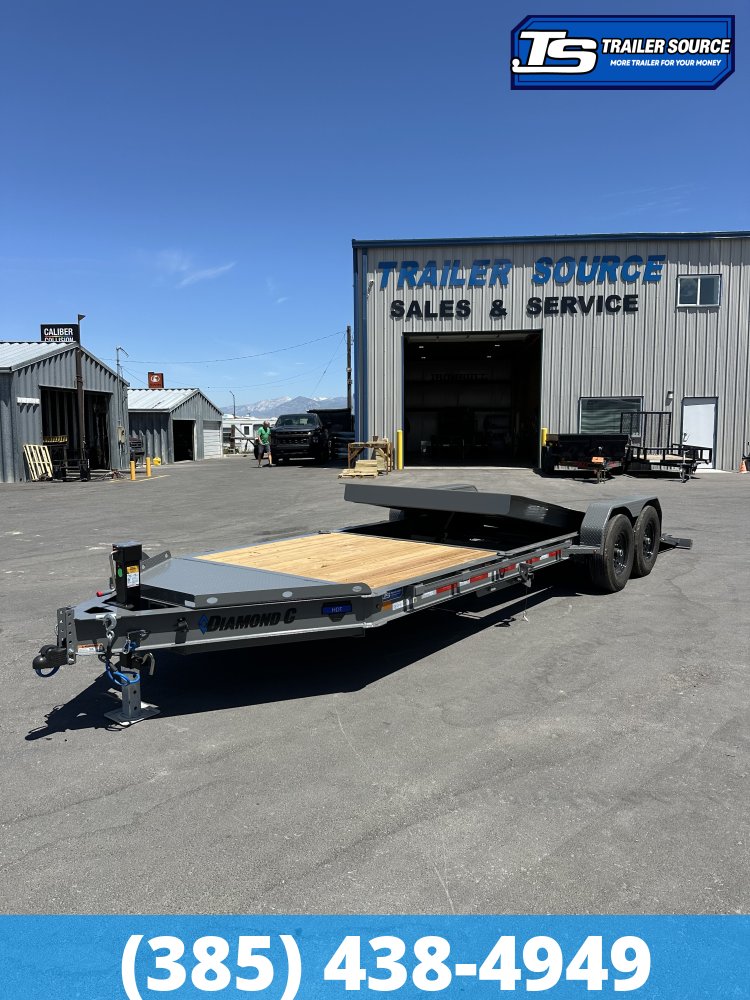 7x22 Diamond C HDT 207 Tilt Trailer - 15.5K GVWR -