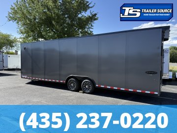 8.5x28 Look Element SE Enclosed Cargo Trailer - 7'0" Interior - 10K GVWR - .080 PolyCor, Alloy Wheels, Black Out Package, Rear Spoiler w/ Load Lights