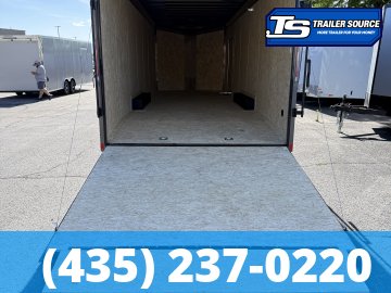 8.5x28 Look Element SE Enclosed Cargo Trailer - 7'0" Interior - 10K GVWR - .080 PolyCor, Alloy Wheels, Black Out Package, Rear Spoiler w/ Load Lights