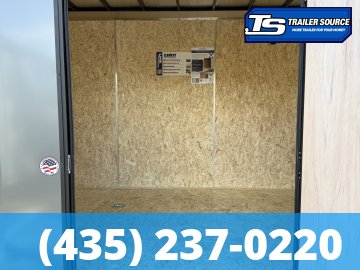 8.5x28 Look Element SE Enclosed Cargo Trailer - 7'0" Interior - 10K GVWR - .080 PolyCor, Alloy Wheels, Black Out Package, Rear Spoiler w/ Load Lights