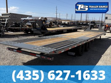 8.5x35 Diamond C FMAX-HDT 212 Gooseneck Hydraulic Dovetail Equipment Trailer - 25.9K GVWR - ABS Brakes, Hydraulic Jack(s)