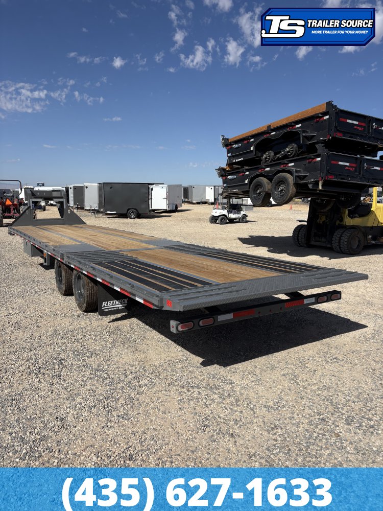 8.5x35 Diamond C FMAX-HDT 212 Gooseneck Hydraulic Dovetail Equipment Trailer - 25.9K GVWR - ABS Brakes, Hydraulic Jack(s)
