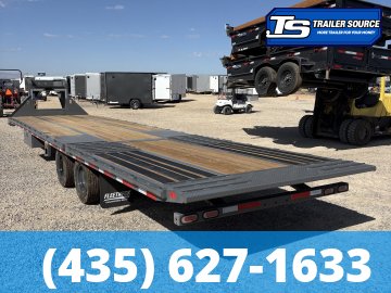 8.5x35 Diamond C FMAX-HDT 212 Gooseneck Hydraulic Dovetail Equipment Trailer - 25.9K GVWR - ABS Brakes, Hydraulic Jack(s)