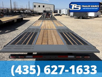 8.5x35 Diamond C FMAX-HDT 212 Gooseneck Hydraulic Dovetail Equipment Trailer - 25.9K GVWR - ABS Brakes, Hydraulic Jack(s)