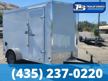 6x10 American Hauler Arrow Enclosed Cargo Trailer - 6'6" Interior - 3.5K GVWR - .080 PolyCor, Ramp Door, Ramp Extension