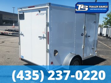 6x10 American Hauler Arrow Enclosed Cargo Trailer - 6'6" Interior - 3.5K GVWR - .080 PolyCor, Ramp Door, Ramp Extension