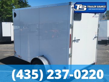 6x10 American Hauler Arrow Enclosed Cargo Trailer - 6'6" Interior - 3.5K GVWR - .080 PolyCor, Ramp Door, Ramp Extension