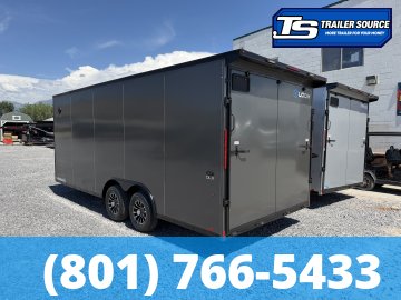 8.5x20 Look ST DLX Enclosed Cargo Trailer - 7'0" Interior - 10K GVWR - .080 PolyCor, Alloy Wheels, Black Out Package, Rear Spoiler w/ Load Lights