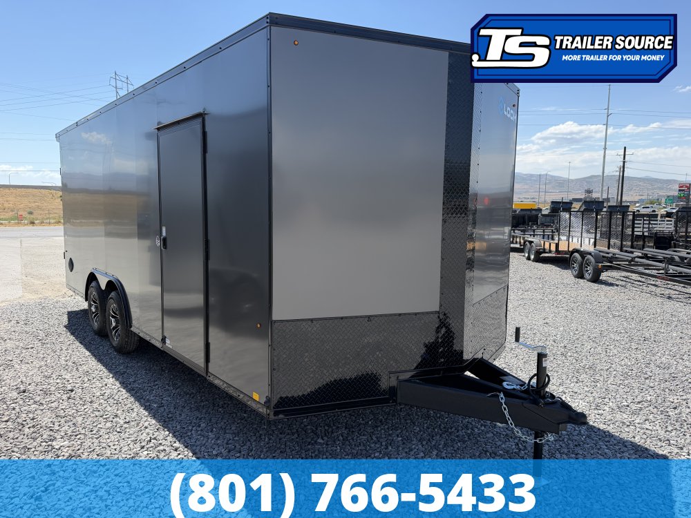 8.5x20 Look ST DLX Enclosed Cargo Trailer - 7'0" Interior - 10K GVWR - .080 PolyCor, Alloy Wheels, Black Out Package, Rear Spoiler w/ Load Lights