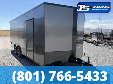 8.5x20 Look ST DLX Enclosed Cargo Trailer - 7'0" Interior - 10K GVWR - .080 PolyCor, Alloy Wheels, Black Out Package, Rear Spoiler w/ Load Lights