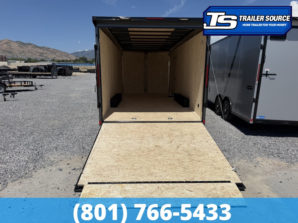 8.5x20 Look ST DLX Enclosed Cargo Trailer - 7'0" Interior - 10K GVWR - .080 PolyCor, Alloy Wheels, Black Out Package, Rear Spoiler w/ Load Lights